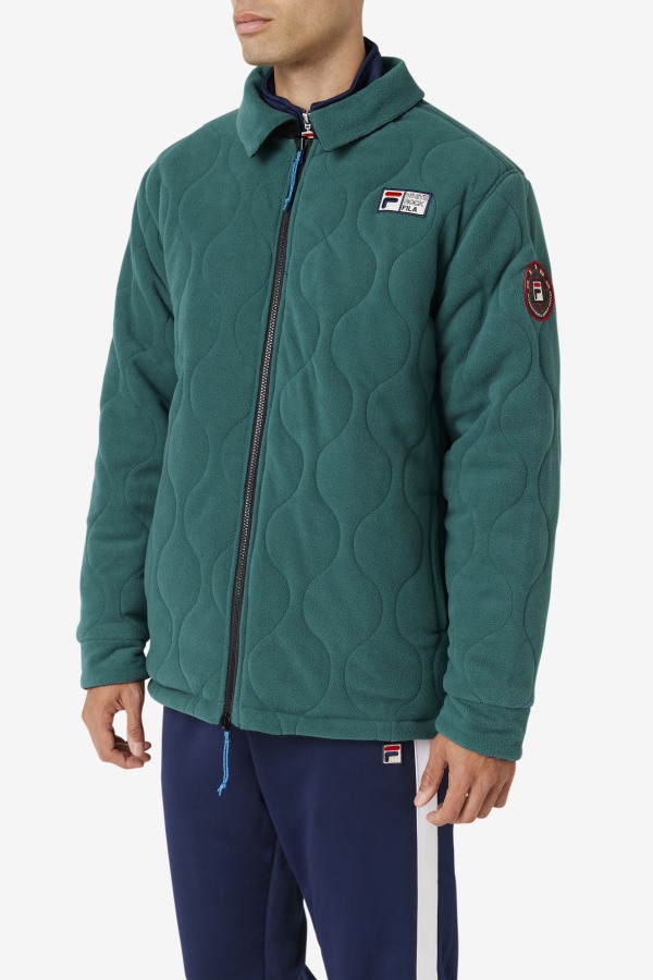 Black/June Bug Crank Reversible Jacket Fila Outlets