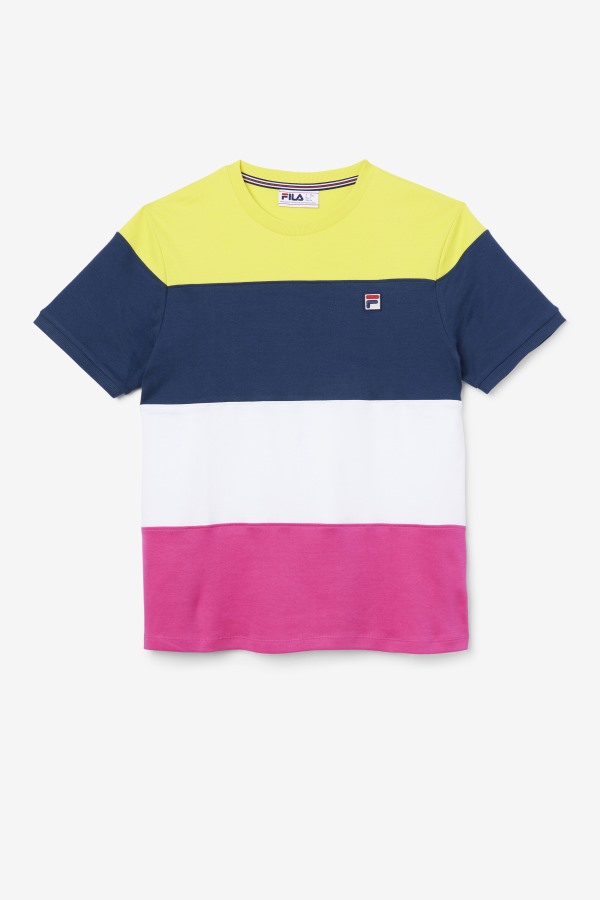 Fila Outlets Navy/White/Yellow Serve Crew