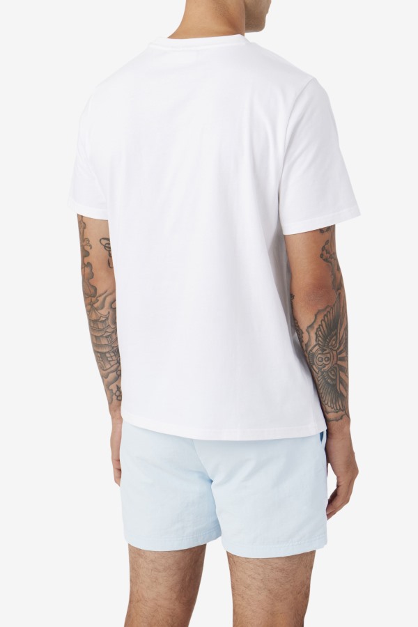 White Fila Outlets Spieten Tee