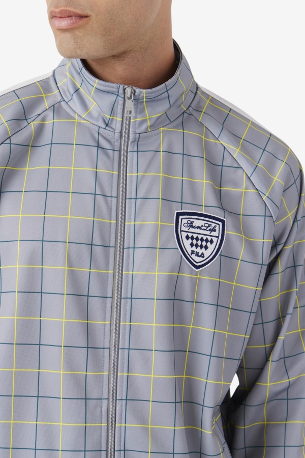 Fila Outlets Oshan Track Jacket Monument/Stone/June Bug