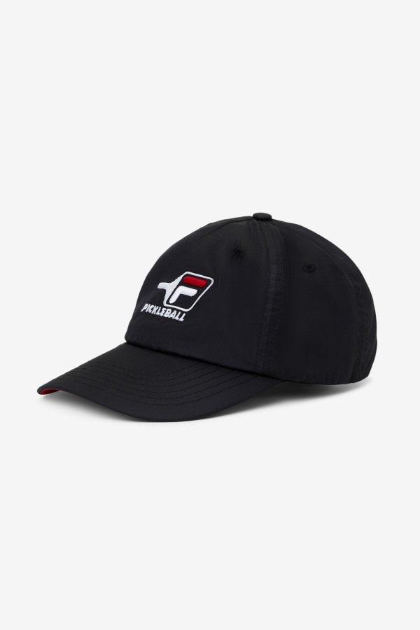 Pickleball Hat Black/Red Fila Outlets