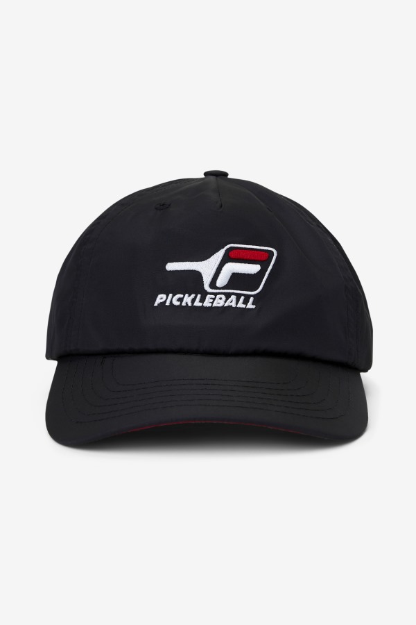 Pickleball Hat Black/Red Fila Outlets