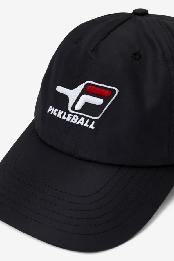Pickleball Hat Black/Red Fila Outlets