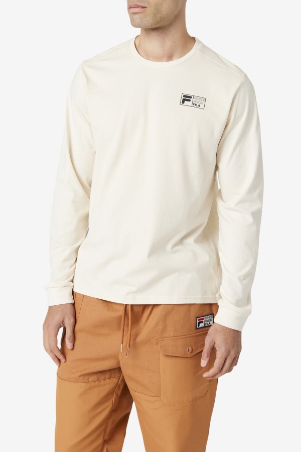 Rappel Long Sleeve Tee Fila Outlets White