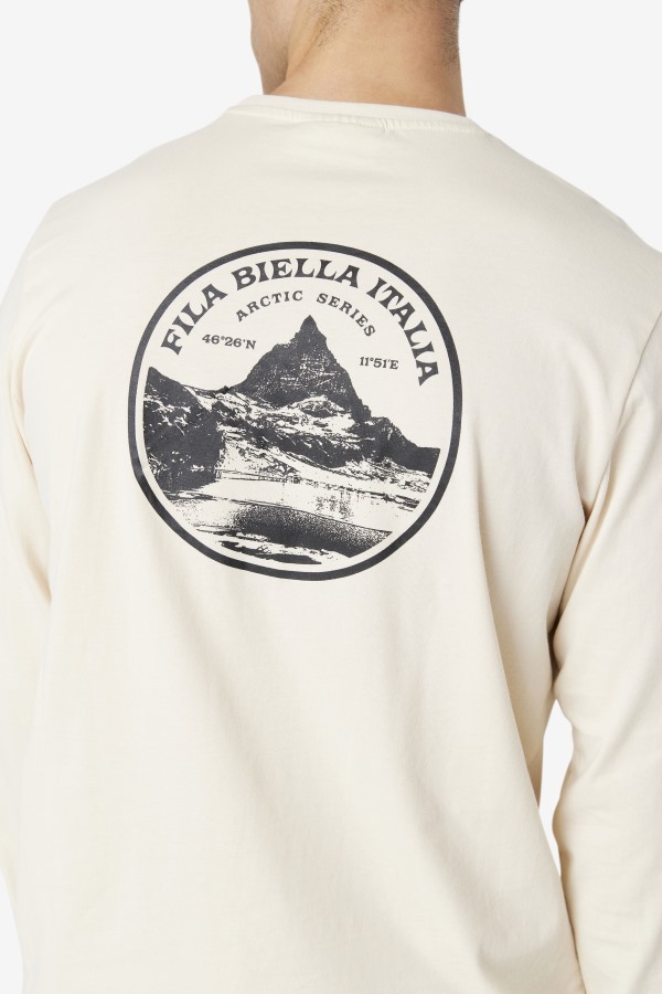 Rappel Long Sleeve Tee Fila Outlets White