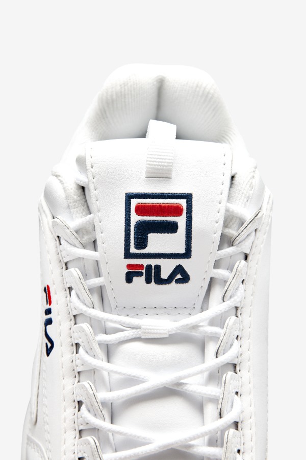 Women\'s Disruptor 2 Premium Fila Outlets White/Navy/Red
