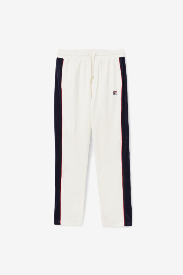Cima Velour Pant Fila Outlets Gardenia/Red/Peacoat