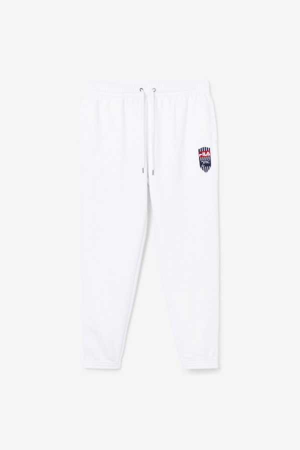 White Fila Outlets 2Pac Patch Jogger