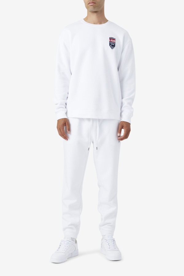 White Fila Outlets 2Pac Patch Jogger