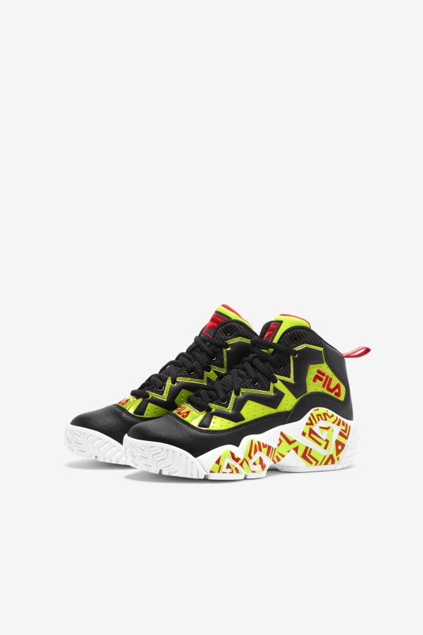 Fila Outlets Big Kids\' Mb Night Walk Red/Lime Punch/Black