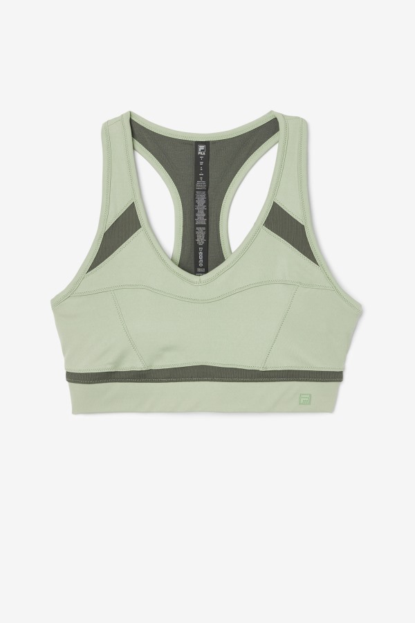 Fila Outlets Uplift Racerback Sports Bra Basil/Thyme