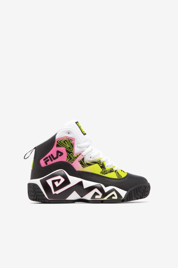 Big Kids' MB Fila Outlets Black/Yellow/White