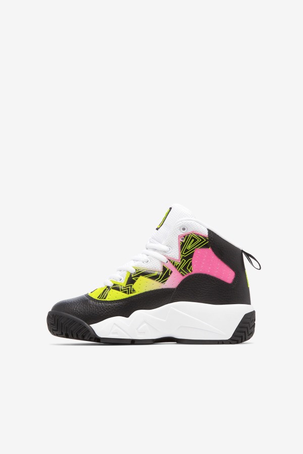 Big Kids\' MB Fila Outlets Black/Yellow/White