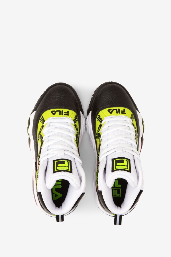 Big Kids\' MB Fila Outlets Black/Yellow/White