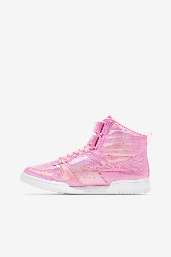 Women\'s F-14 Iridescent Snake Cotton Candy/White Fila Outlets