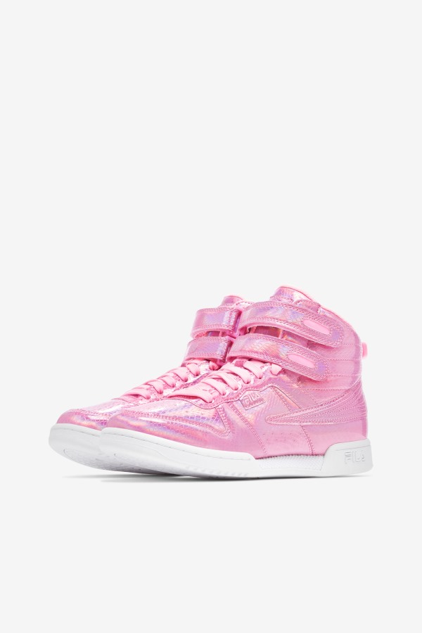 Women\'s F-14 Iridescent Snake Cotton Candy/White Fila Outlets