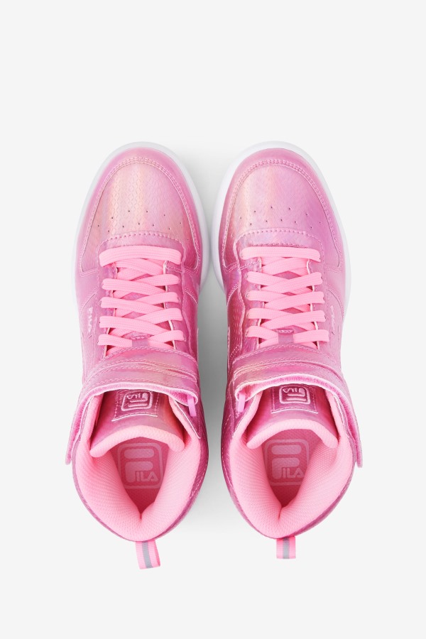 Women\'s F-14 Iridescent Snake Cotton Candy/White Fila Outlets