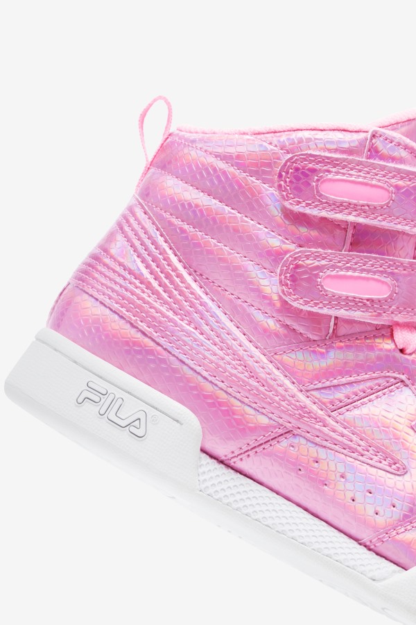 Women\'s F-14 Iridescent Snake Cotton Candy/White Fila Outlets