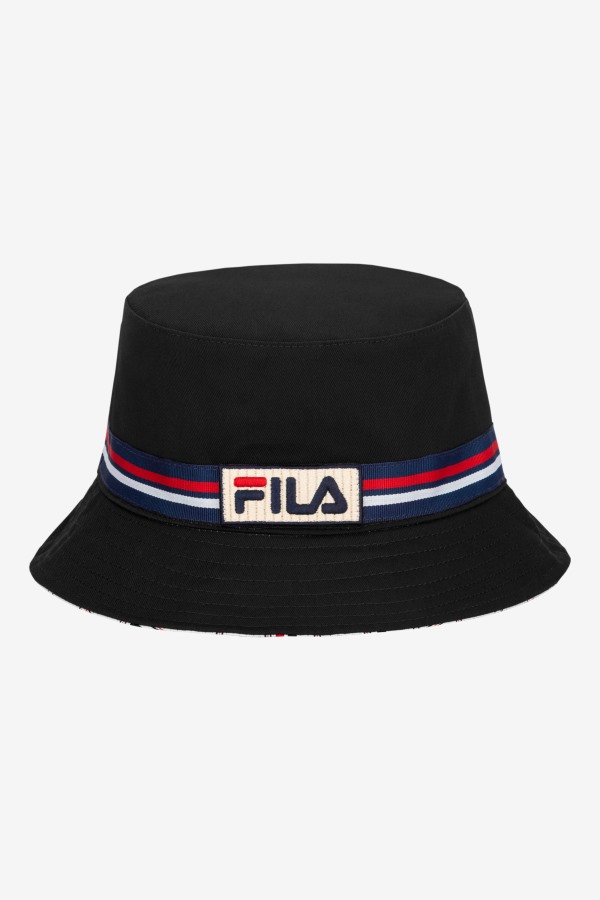 Fila Outlets Black reversible bucket hat