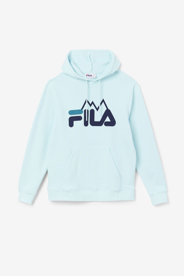 Fila Outlets Iced Aqua/Navy/Deep Lake Nan Hoodie