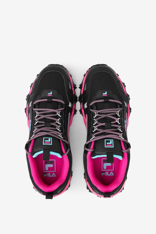 Fila Outlets Women\'s Oakmont TR Black/Pink Glo/Bluefish