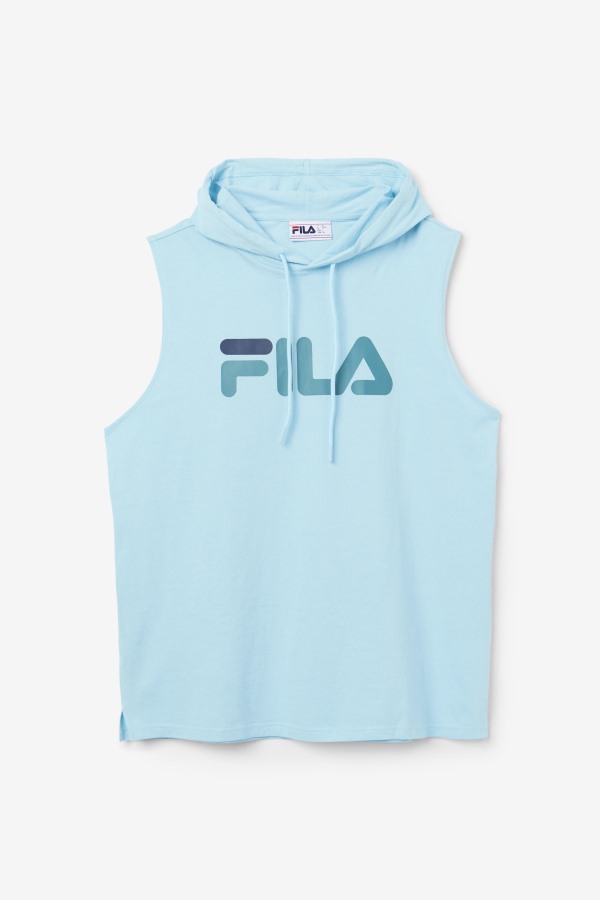 Petit Four/Bayou/Navy Zany Sleeveless Hoodie Fila Outlets