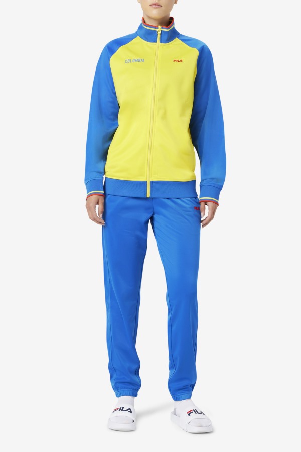 Lapis Blue/Fiery Red Fila Outlets Colombia Track Pant