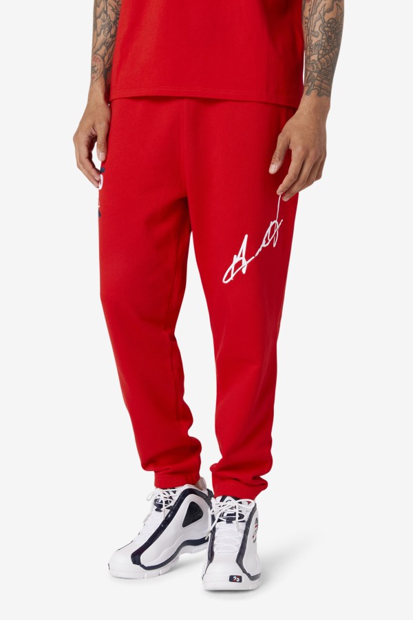 Red Fila Outlets Grant Hill Orson Pant