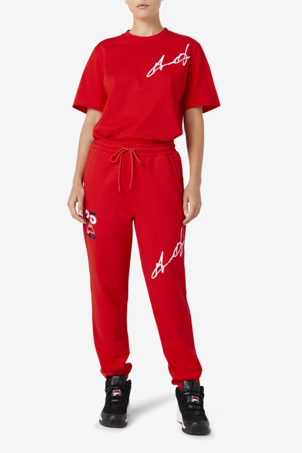 Red Fila Outlets Grant Hill Orson Pant