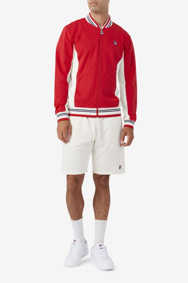 Settanta Jacket Red/Gardenia/Navy Fila Outlets