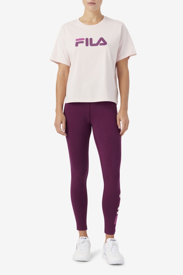 Elora Legging Fila Outlets Grape Wine/Potpourri/Rouge
