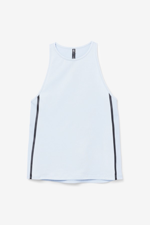 Fi-Lux Loose Tank Top Blue Fog/Black Fila Outlets