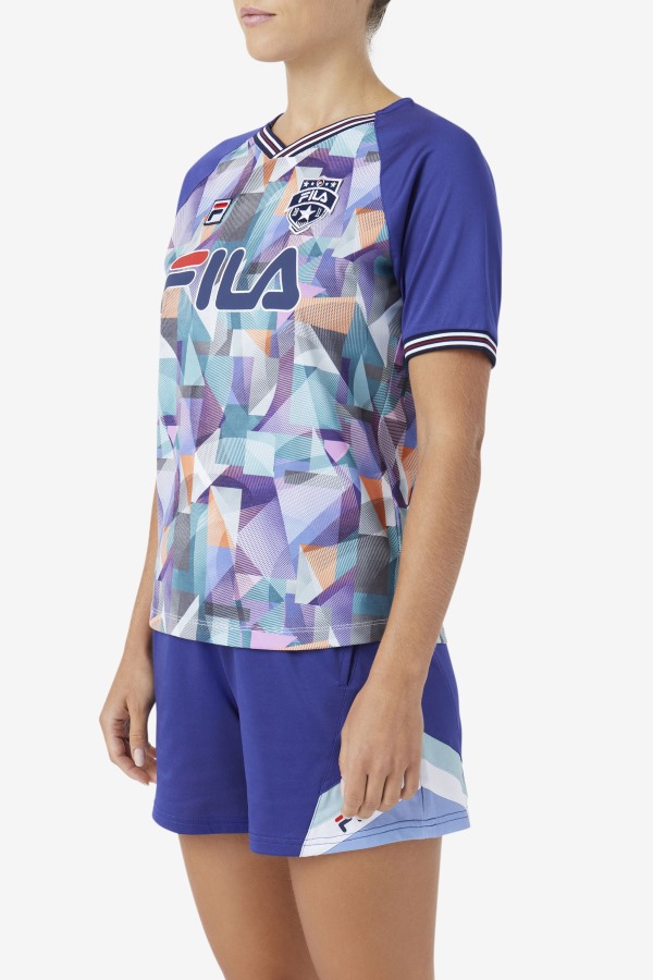 Geoprint/Blue Fallone Jersey Fila Outlets