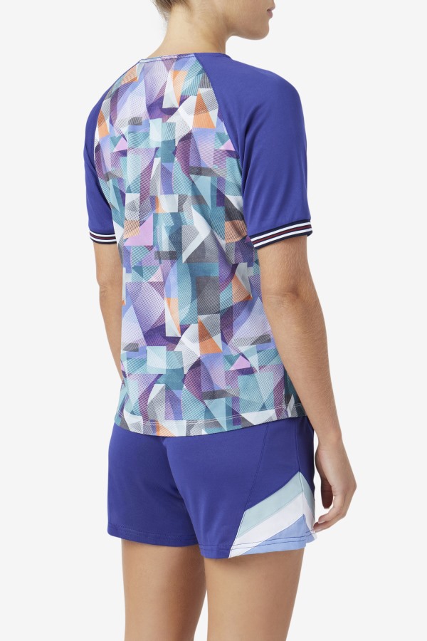 Geoprint/Blue Fallone Jersey Fila Outlets