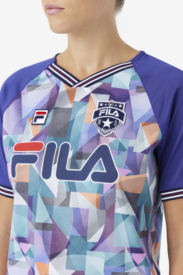 Geoprint/Blue Fallone Jersey Fila Outlets
