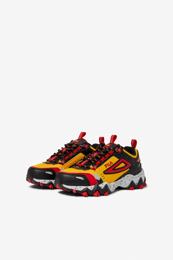 Fila Outlets Gold/Black/Red Little Kids\' Oakmont Tr