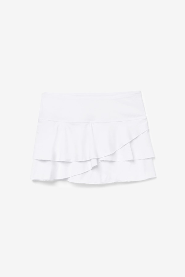Pickleball Tiered Printed Skort Fila Outlets White
