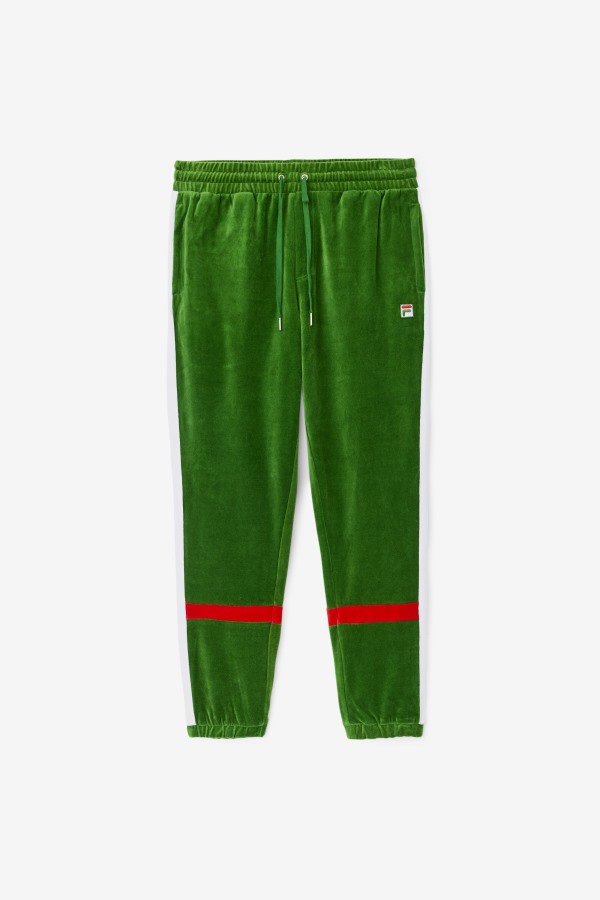 Formal Garden/White/Red Ravid Velour Pant Fila Outlets
