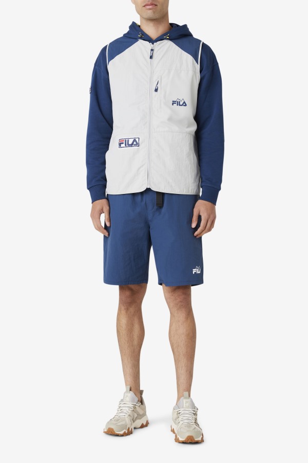 Fila Outlets Senuri Walking Short Navy/Yellow/Bayou