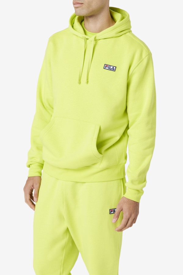 Algot Hoodie Fila Outlets Lime Punch