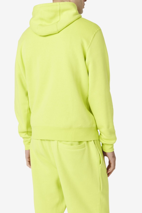 Algot Hoodie Fila Outlets Lime Punch