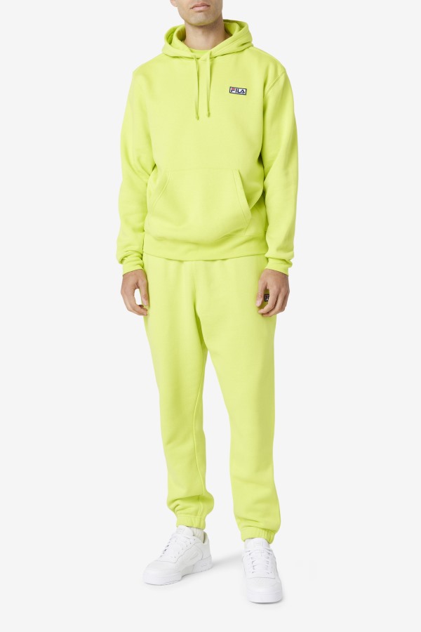Algot Hoodie Fila Outlets Lime Punch