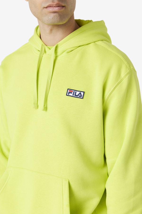 Algot Hoodie Fila Outlets Lime Punch