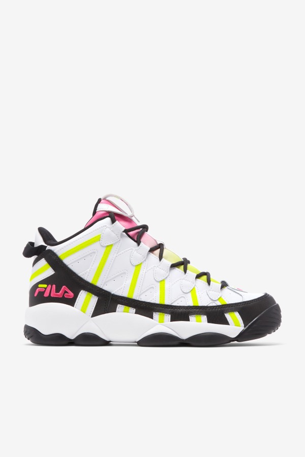 Fila Outlets White/Black/Yellow Men's Stackhouse Spaghetti