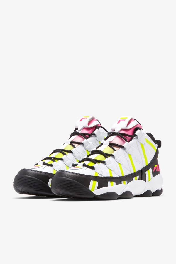 Fila Outlets White/Black/Yellow Men\'s Stackhouse Spaghetti
