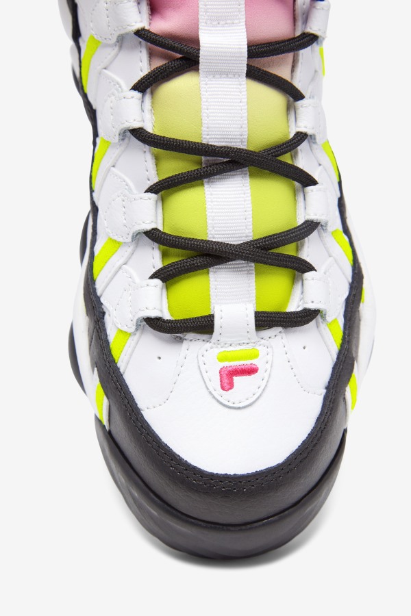 Fila Outlets White/Black/Yellow Men\'s Stackhouse Spaghetti