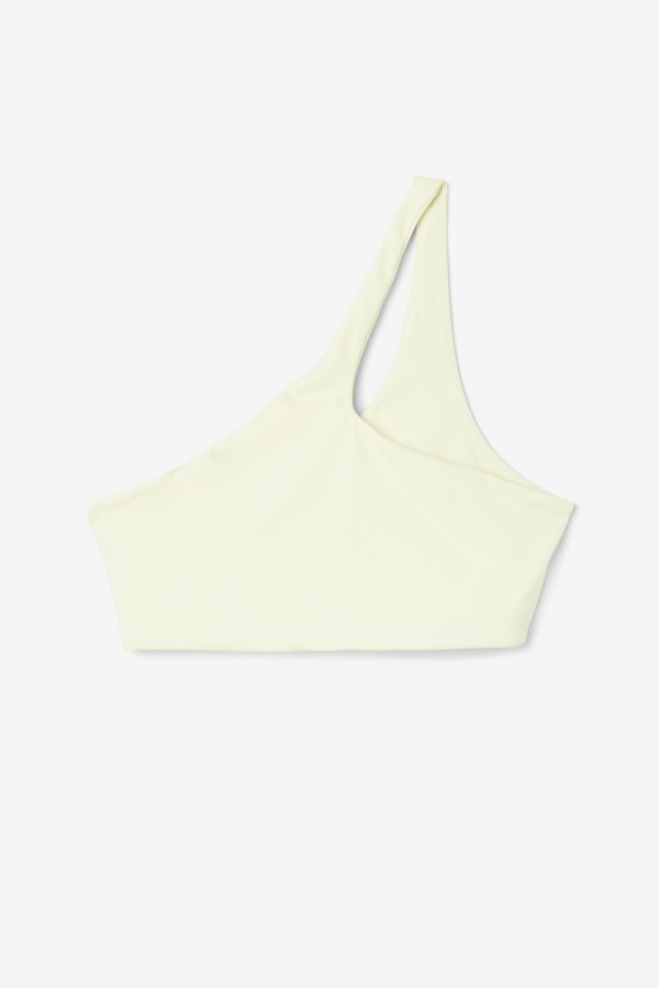Fila Outlets Kady Asymmetric Bra Top Tender Yellow