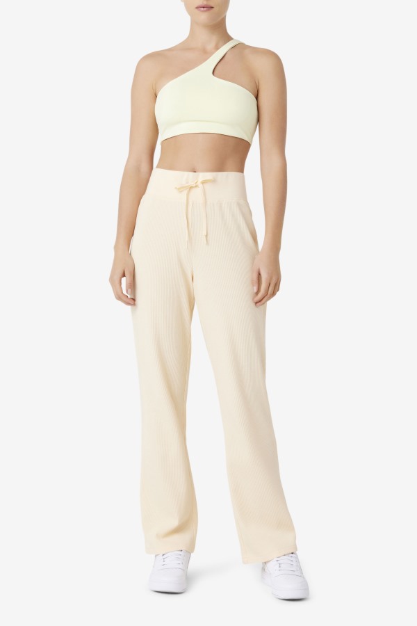 Fila Outlets Kady Asymmetric Bra Top Tender Yellow