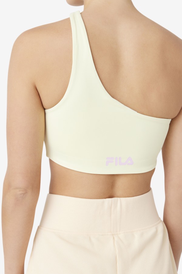 Fila Outlets Kady Asymmetric Bra Top Tender Yellow