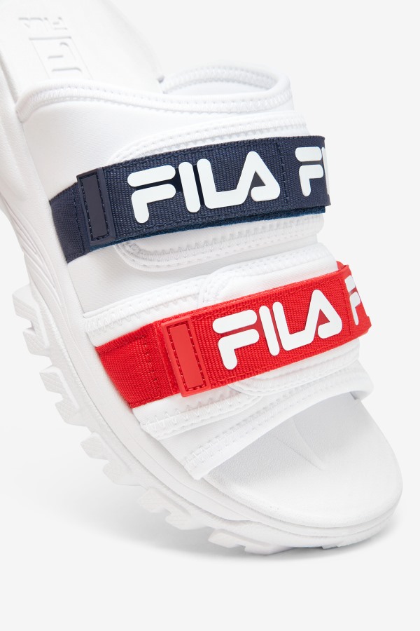 Men\'s outdoor slide Fila Outlets White/Navy/Red